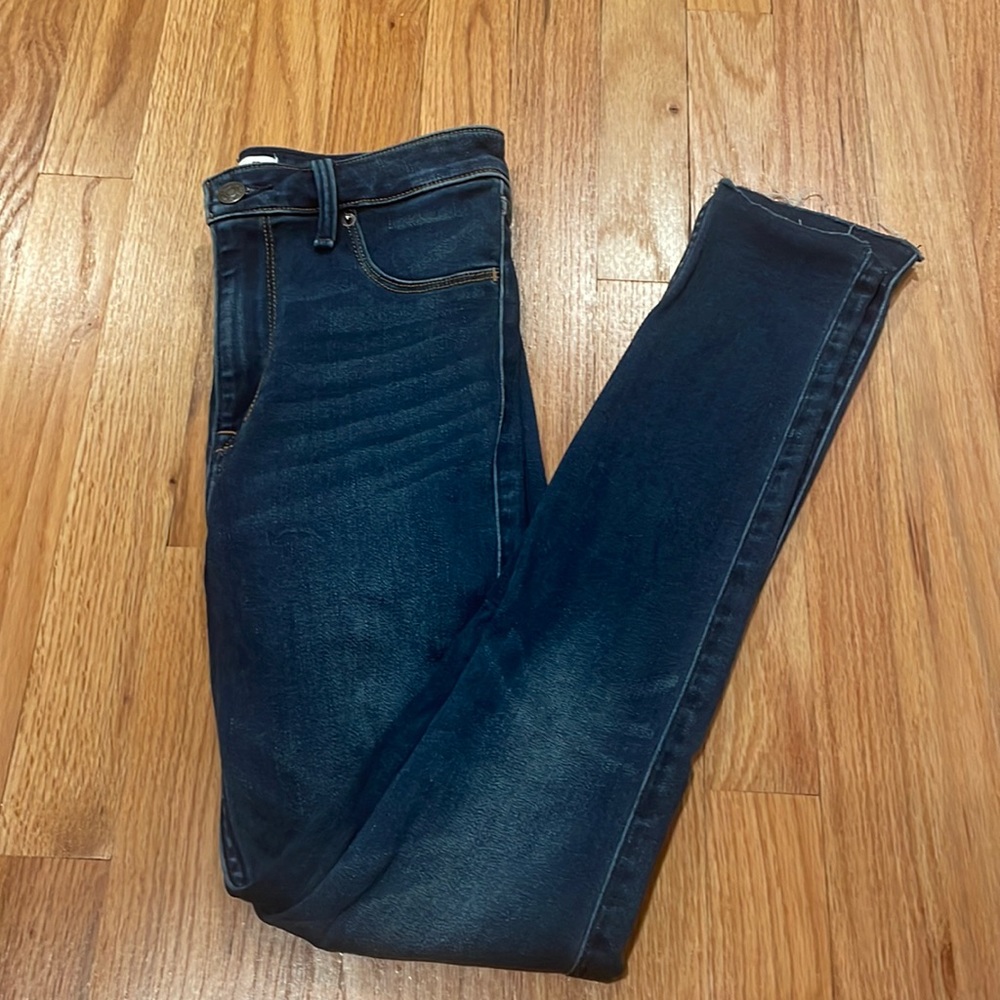 Abercrombie and Fitch Jean leggings high rise dark wash
